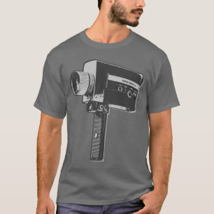Camiseta Câmera de filme 8 super do pop art