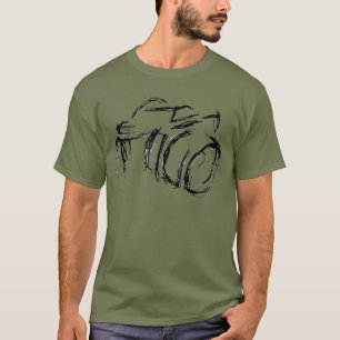 Camiseta Câmera de fotografia. Personalizar T-Shirt