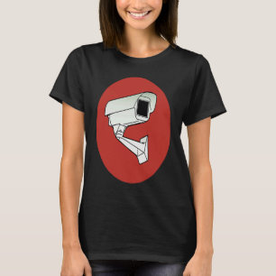 Camiseta Câmera de Segurança de Vigilância por CFTV Circuit