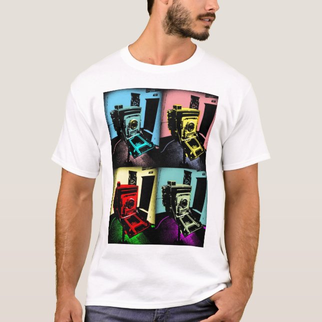 Camiseta Câmera do pop (Frente)