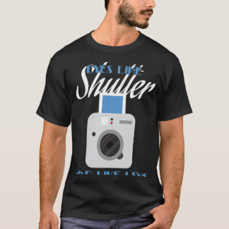 Camiseta Camera Eyes Like Shutter Mind Like Lens Photograp
