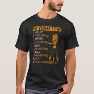 Camiseta Câmera Fotografando Fotografias