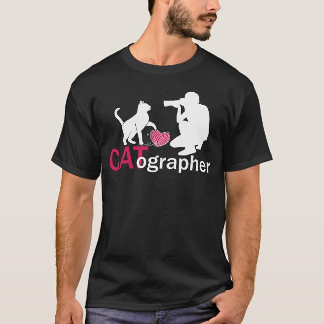 Camiseta Câmera Fotográfica Cat (Frente)