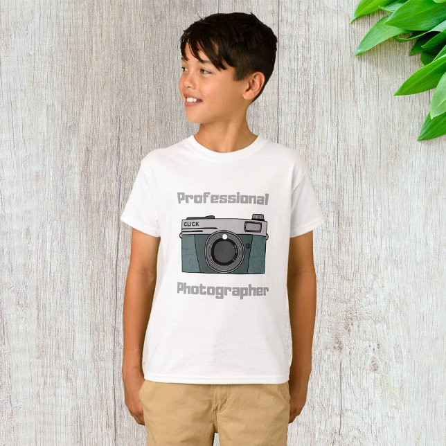 Camiseta Camera Fotográfica profissional T-Shirt (Criador carregado)