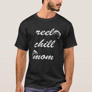 Camiseta Câmera Legal Mãe Pescaria Dia das Mães Para Mulher