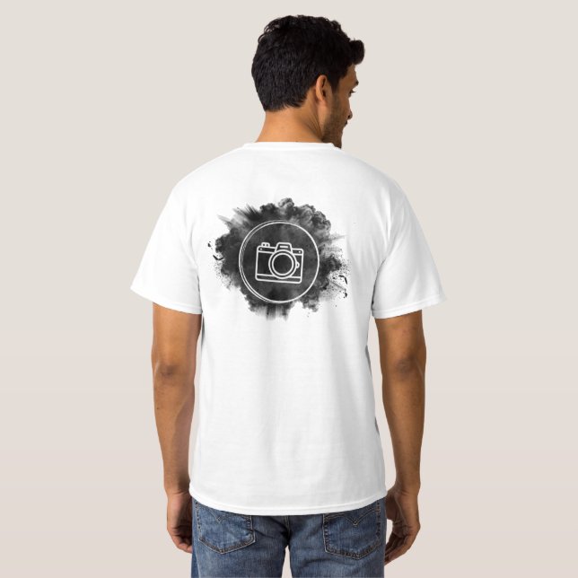 Camiseta Camera Lover T-Shirt, Unisex Garment-Dyed Shirt, P (Parte Traseira Completa)