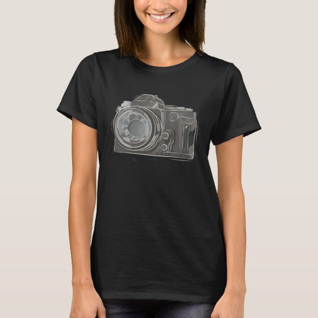 Camiseta Camera Photography  Photography Students (Frente)