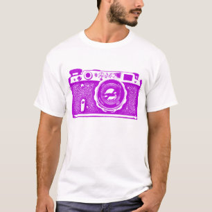 Camiseta Câmera Russa Gigante - Roxo