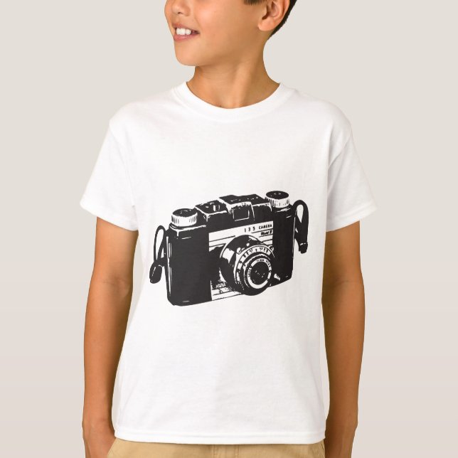 Camiseta Câmera velha (Frente)
