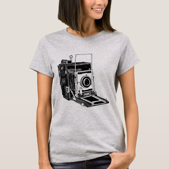Camiseta Câmera Vintage (Frente)