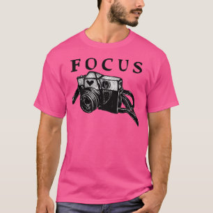 Camiseta Câmera Vintage 35Mm Retro Foco Em Fotografia