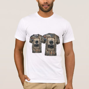 Camiseta Camera Vintage Graphic T-Shirt - Fotografia Retrog