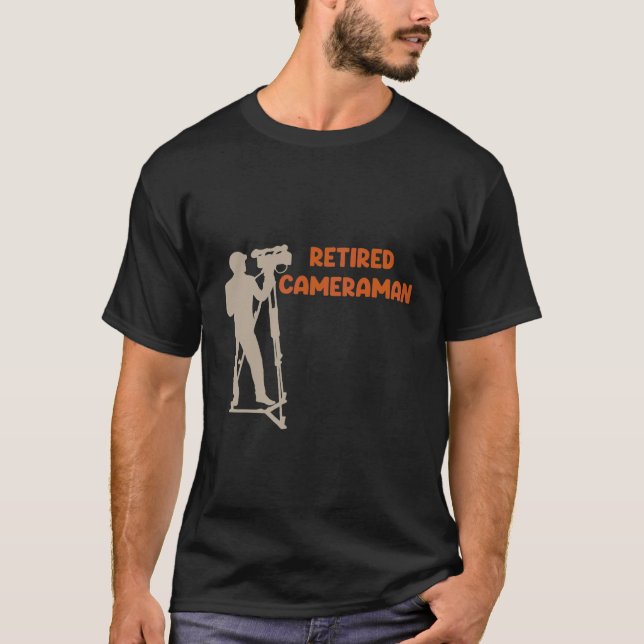 Camiseta Cameraman Aposentado (Frente)