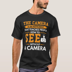 Camiseta Cameraman de ação da câmera leve