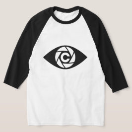 Camiseta Cameraman Raglan Tee - A Shutterclique