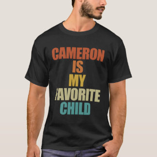 Camiseta Cameron É Minha Cameron Infantil Favorita