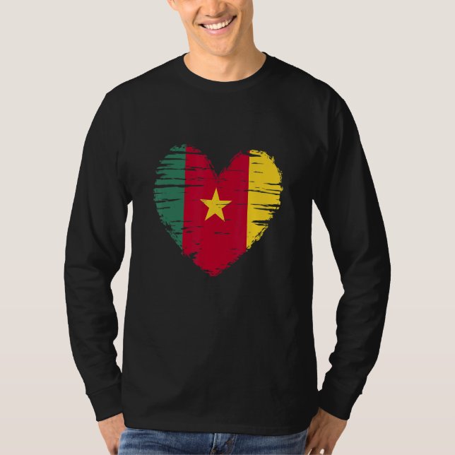 Camiseta Cameron Heart Cameron Flag Cameron Pride (Frente)