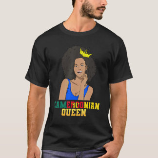 Camiseta Cameroon Cameroonian Flag Proud Princess Queen Mel