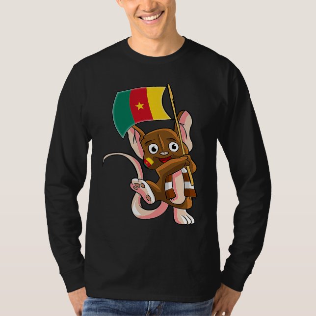 Camiseta Cameroon Fan Mouse (Frente)