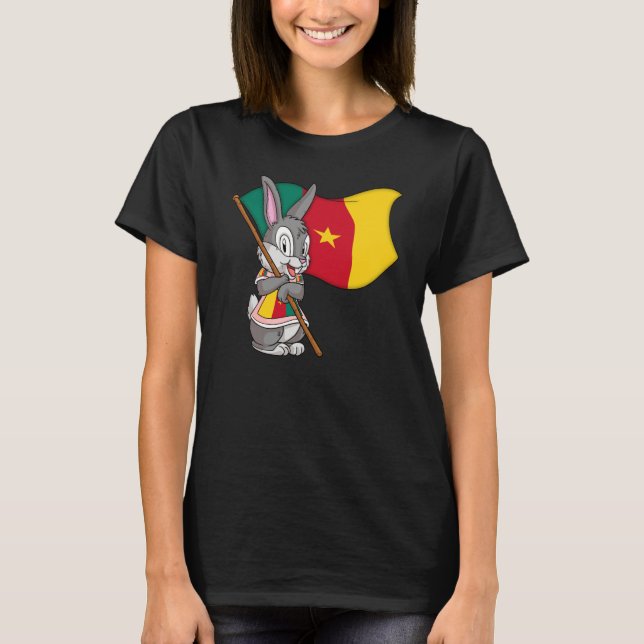 Camiseta Cameroon fan rabbit (Frente)