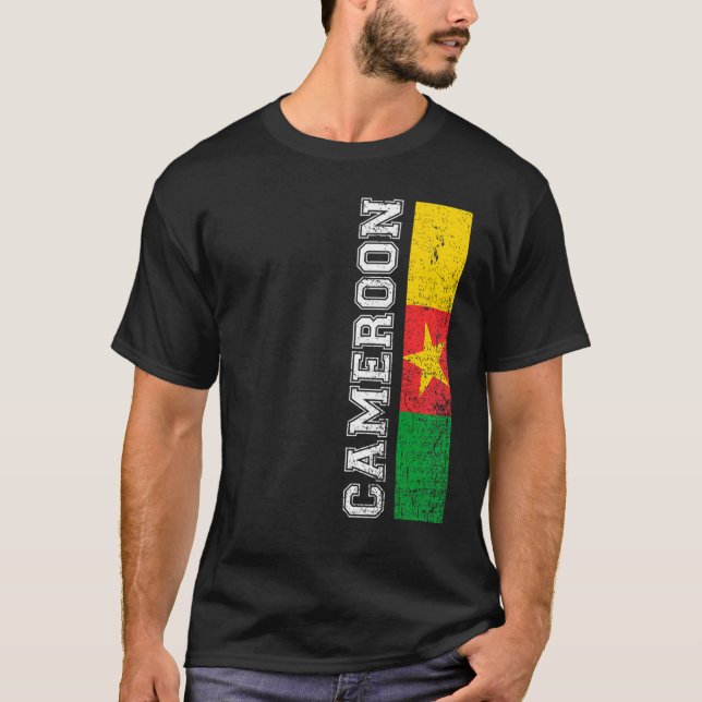 Camiseta Cameroon Heritage Pride Country Support Cameroonia (Frente)