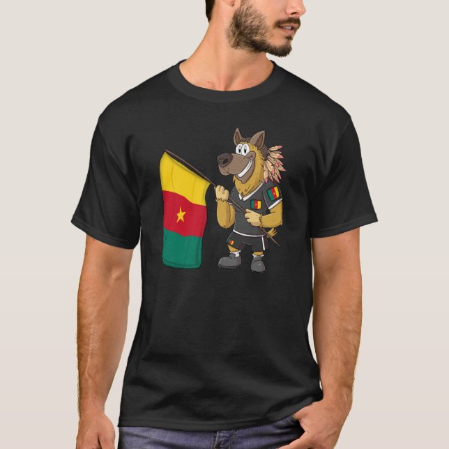 Camiseta Cameroon Rasta Dog (Frente)