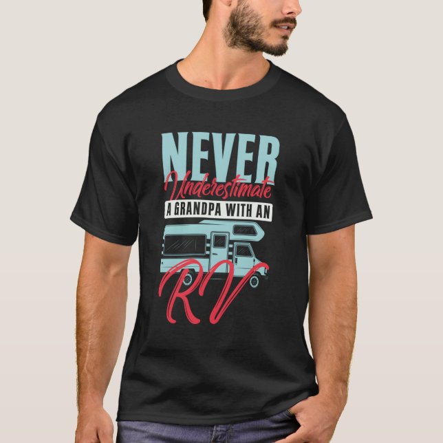 Camiseta Camg Rv Para Camper Antigo (Frente)