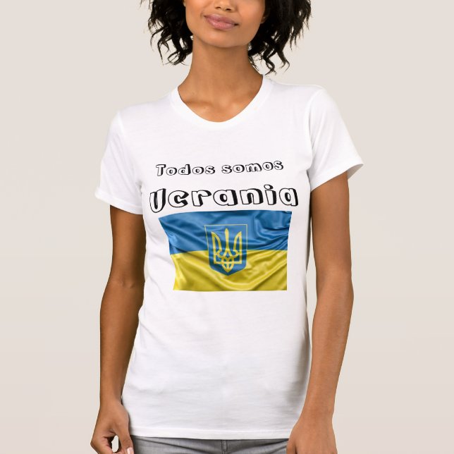Camiseta Camiaeta todos somos Ucrania (Frente)
