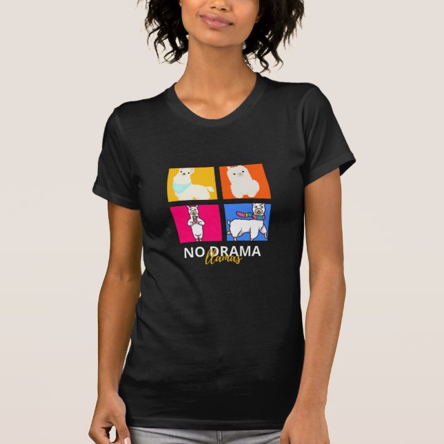 Camiseta Camicia Lama, Regalo Lama, T-shirt carina da lama  (Frente)