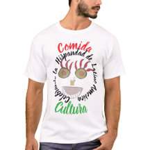 Camida Cultura Hispânica mês do patrimônio T-Shirt