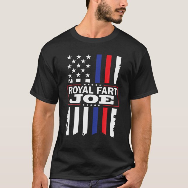 Camiseta Camilla Biden Fart - Royal Fart Joe (Frente)