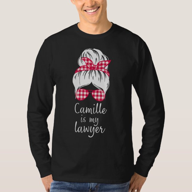 Camiseta Camille É Minha Advogada (Frente)