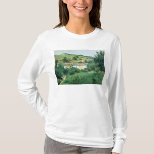 Camiseta Camille Pissarro o trajeto na vila, 1875