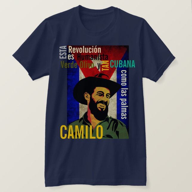 CAMISETA CAMILO CIENFUEGOS (Frente do Design)