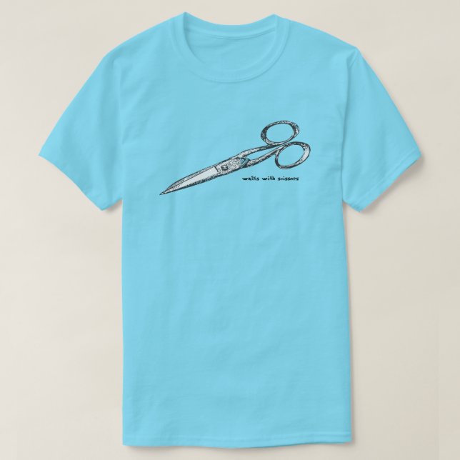 Camiseta Caminha com Tesoura (Frente do Design)