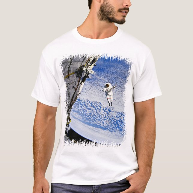 Camiseta Caminha Espacial de Astronauta (Frente)