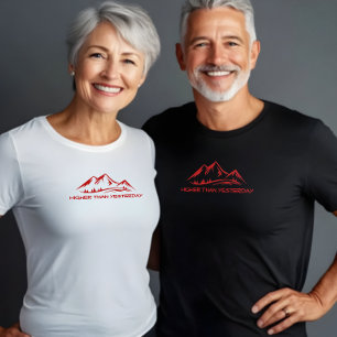 Camiseta Caminhada acampamento trekking humor vermelho