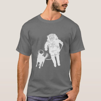 Camiseta Caminhada canina do espaço