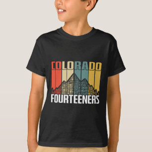 Camiseta Caminhada Colorado 14ers Catorze Vintage Gi Retro