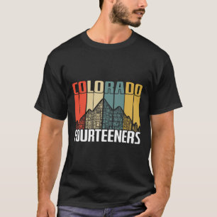 Camiseta Caminhada Colorado 14ers Catorze Vintage Gi Retro