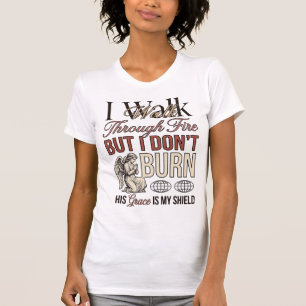Camiseta Caminhada Cristã Através do Fogo Vintage