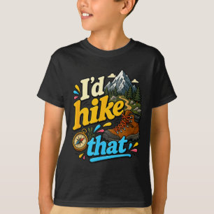 Camiseta Caminhada daquele mochileiro engraçado de camping