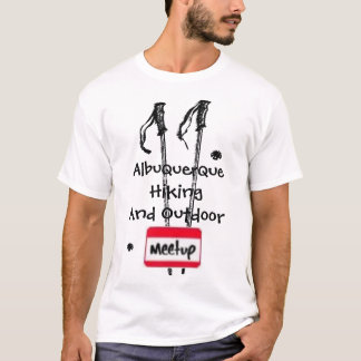 Camiseta Caminhada de Albuquerque e Meetup exterior