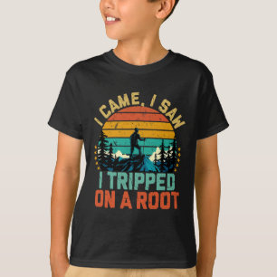 Camiseta Caminhada de Aventura Eu Vim Eu Vi Eu Tropecei Em