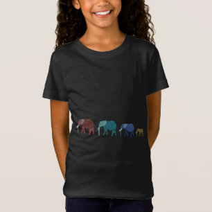 Camiseta Caminhada do elefante africano