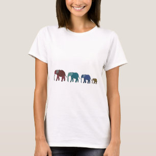 Camiseta Caminhada do elefante africano