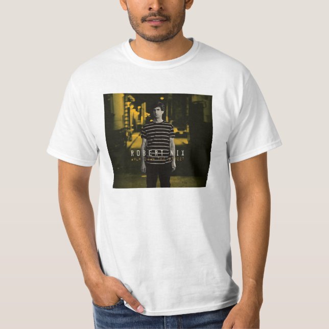 Camiseta Caminhada do Nix de Robert abaixo da rua (Frente)