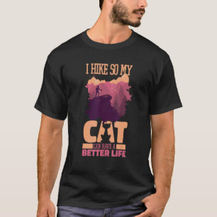 Camiseta Caminhada Gato Caminhante Deserto   Trilha Montanh