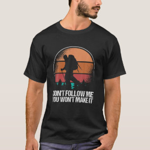 Camiseta Caminhada Montanhista Vintage Retro Montanhista