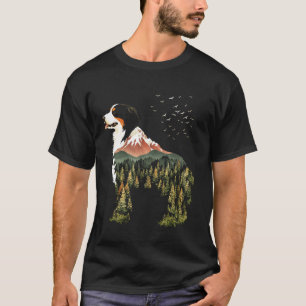 Camiseta Caminhada na Montanha Cão de Montanha Bernês